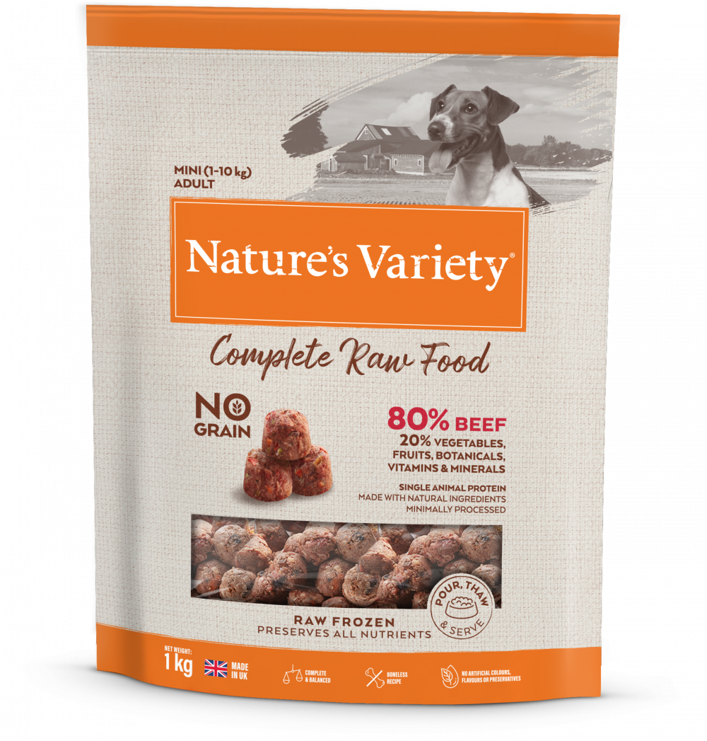 BEEF Natural Dog Food Complete Raw Food