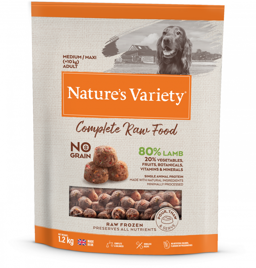LAMB Natural Dog Food Complete Raw Food
